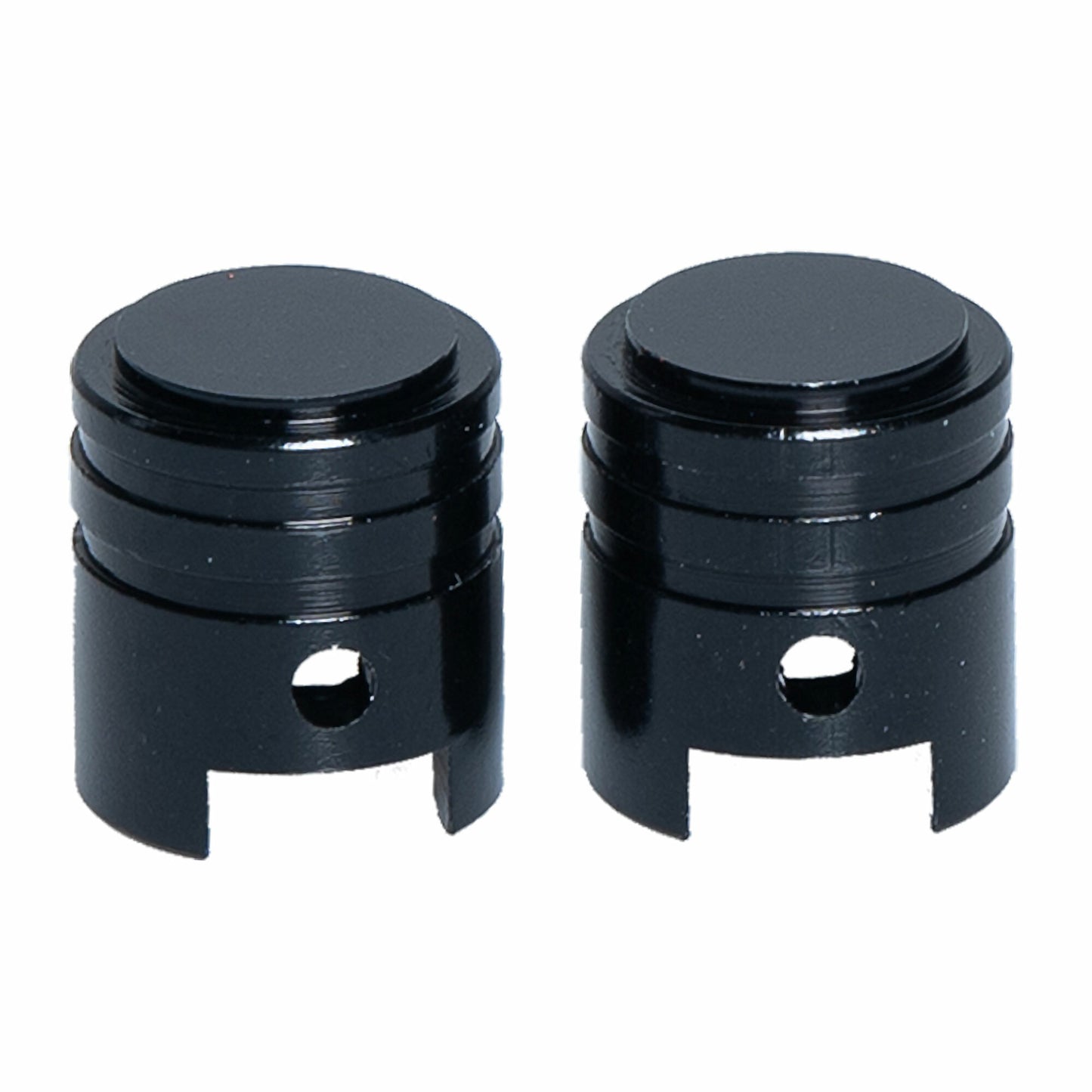 Valve Caps 2pcs Black