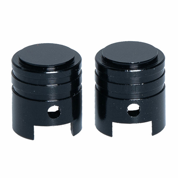 RFX Valve Caps 2pcs Black FXVC 10000 00BK
