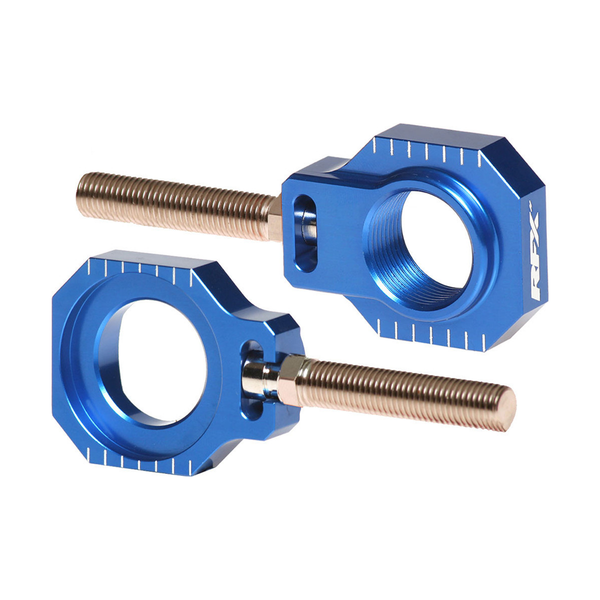 RFX Rear Axle Blocks Blue Husq/Ktm/Gas FXAB 50600 99BU