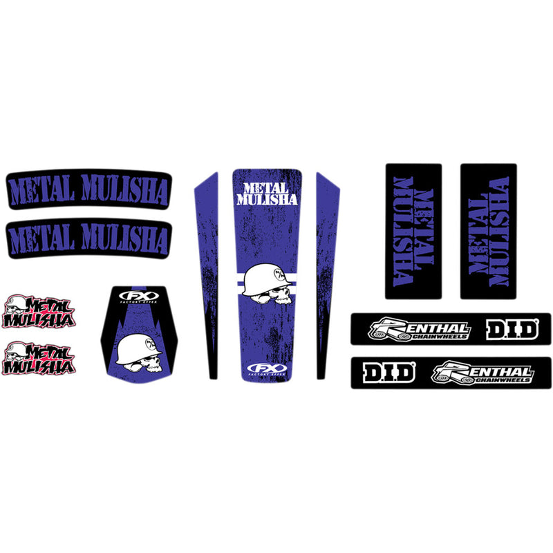 FACTORY EFFEX Trim Kit Graphic - Metal Mulisha - Yamaha 23-50260