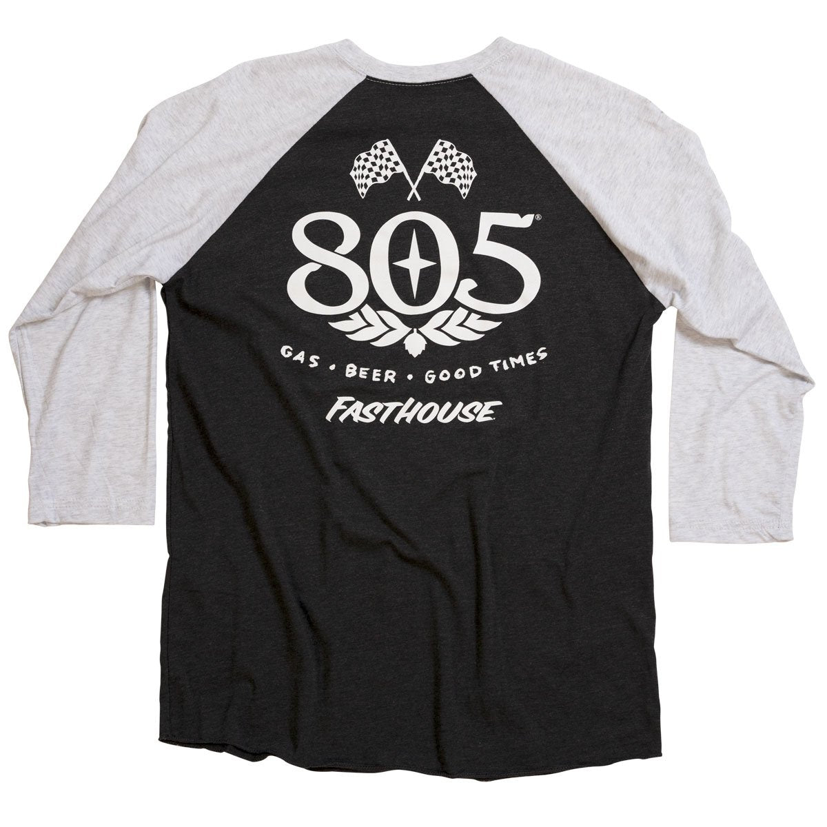 Fasthouse Womans Mantra Raglan White/Black WXL