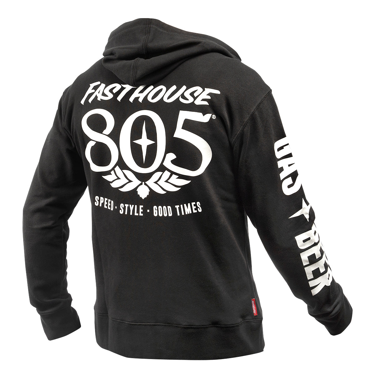 805 OG Hooded Zip-Up - Black