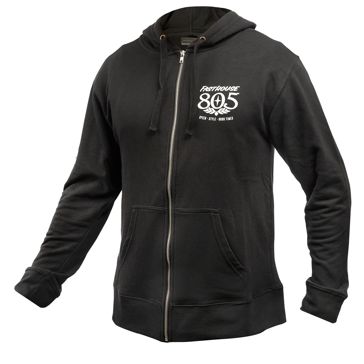 805 OG Hooded Zip-Up - Black