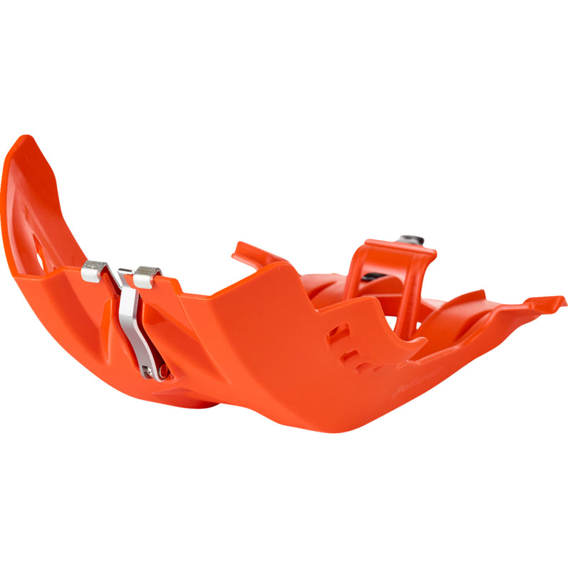 POLISPORT Fortress Skid Plate - Orange - SXF 250/350 8468900005 by Polisport