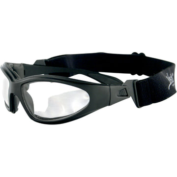 BOBSTER GXR Goggle/Sunglasses - Matte Black - Clear Lens GXR001C