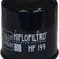 Hiflofiltro Oil Filter Hf 199
