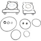 Moose Racing Top End Gasket Kit - Yamaha 810642MSE