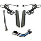 Custom Dynamics LED Fork Light - Smoke - Chrome CD-FORK-HD-SC
