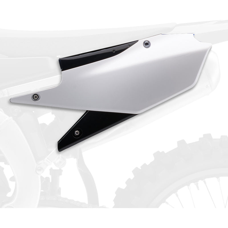 POLISPORT Side Panels - White/Black - YZ 85 8607700001 by Polisport