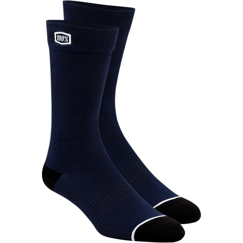 100% Solid Socks - Navy - Large/XL 20050-00005