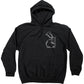 MOOSE OFFROAD Half Agroid Hoodie - Black - Small 3050-6352