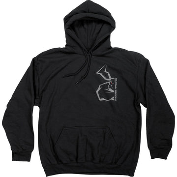 MOOSE OFFROAD Half Agroid Hoodie - Black - Small 3050-6352