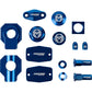 Moose Racing Bling Pack - Husqvarna - Blue M57-5026L