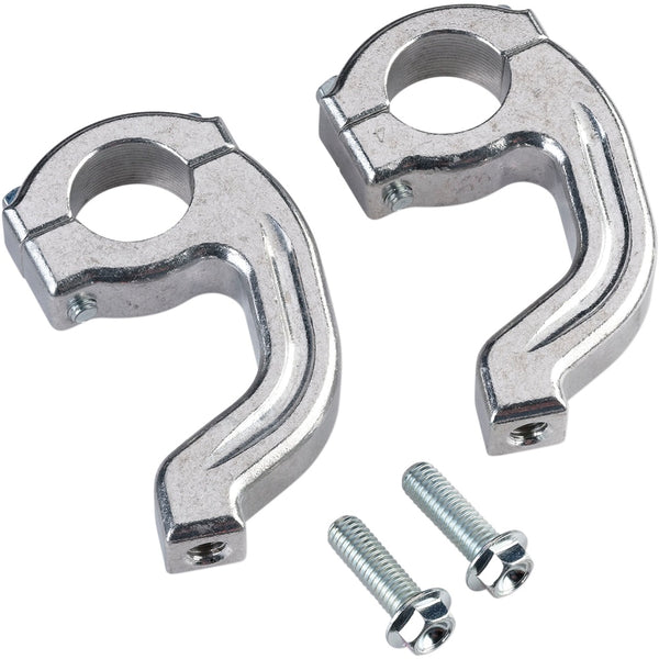 Moose Racing Handguard Clamp - Contour - Pro Taper - Silver 50-214S