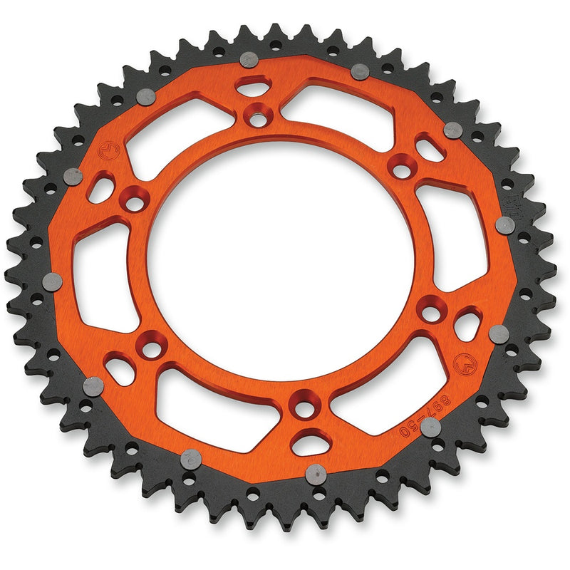 Moose Racing Dual Sprocket - Orange - 48 Tooth 1210-897-48-14X