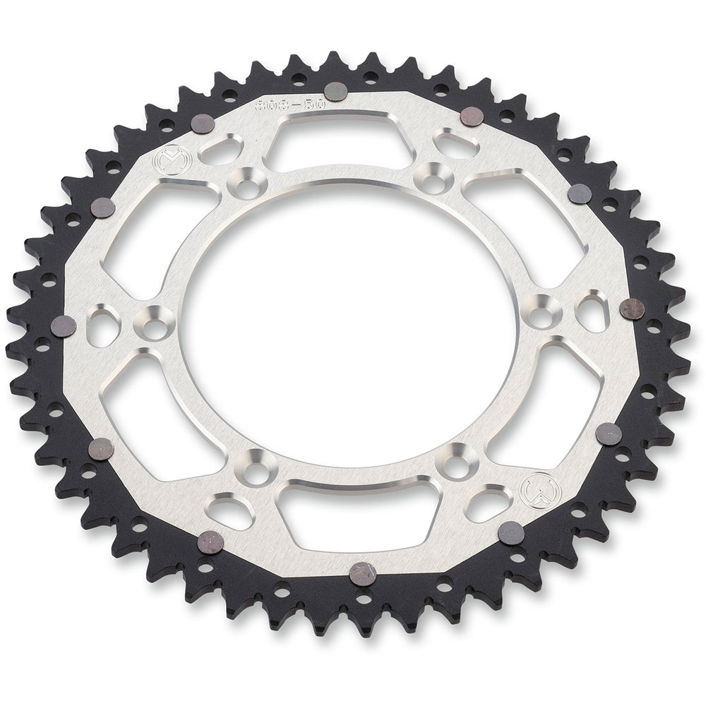 Moose Racing Dual Sprocket - Silver - 51 Tooth 1210-808-51-11X