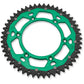 Moose Racing Dual Sprocket - Green - 50 Tooth 1210-460-50-15X