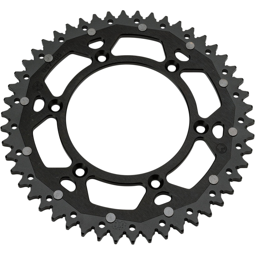 Moose Racing Dual Sprocket - Black - 52 Tooth 1210-251-52-10X