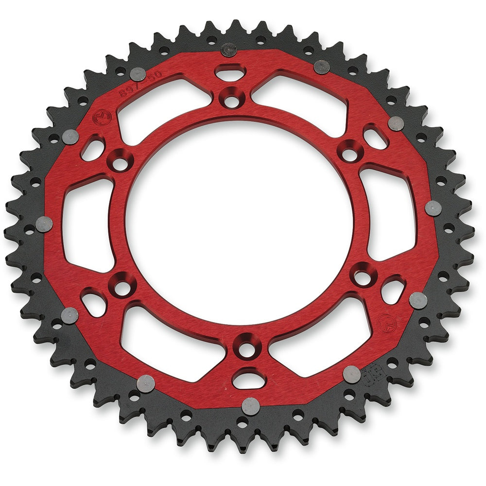 Moose Racing Dual Sprocket - Red - 50 Tooth 1210-210-50-13X