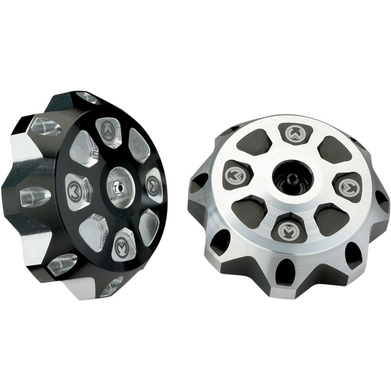 Moose Racing Aluminum Gas Cap - Black - Honda DT-09-02BS
