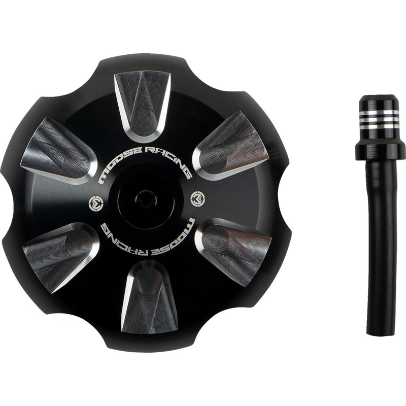 Moose Racing Aluminum Gas Cap - Black - Gas Gas T03-5115B
