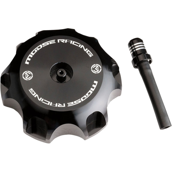 Moose Racing Aluminum Gas Cap - Black - IMS Tanks T03-4133GB