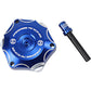 Moose Racing Aluminum Gas Cap - Blue - Yamaha T03-4132L