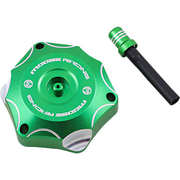 Moose Racing Aluminum Gas Cap - Green - Kawasaki T03-2116GN