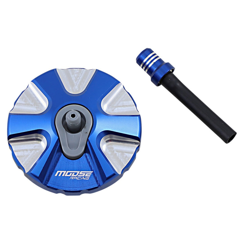 Moose Racing Aluminum Gas Cap - Blue - Husqvarna T03-5111L