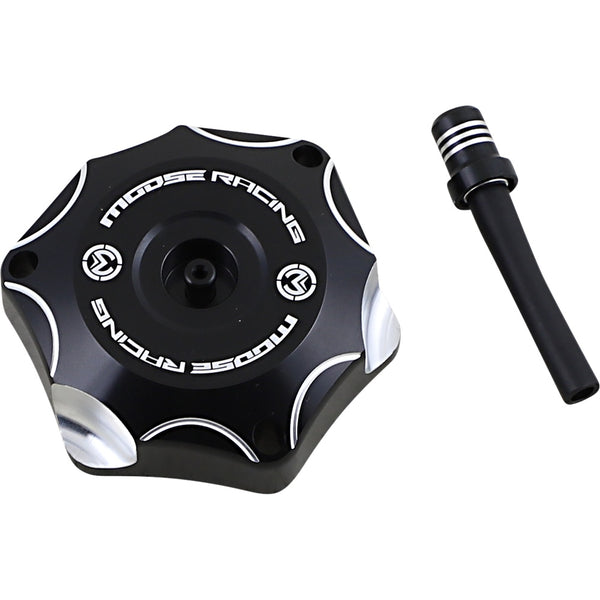 Moose Racing Aluminum Gas Cap - Black - Beta T03-5114B