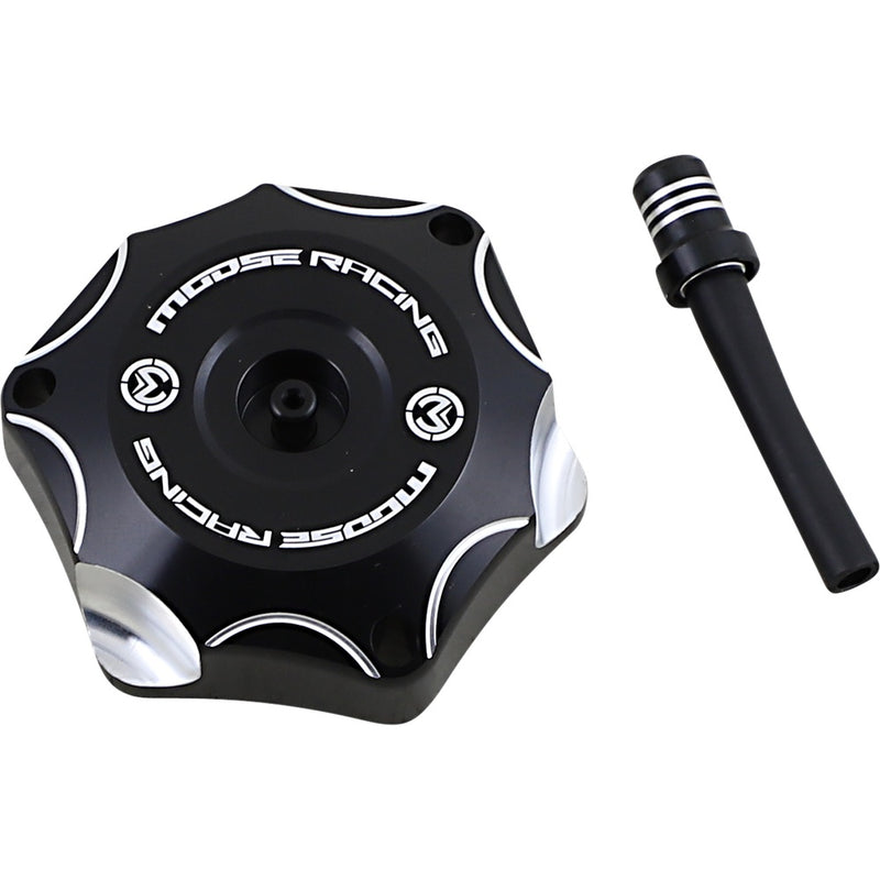 Moose Racing Aluminum Gas Cap - Black - Beta T03-5114B