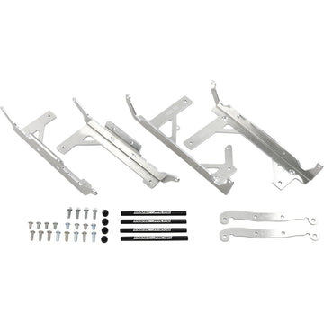 Moose Racing Radiator Braces - Silver - Gas Gas/Husqvarna/KTM 11-1019