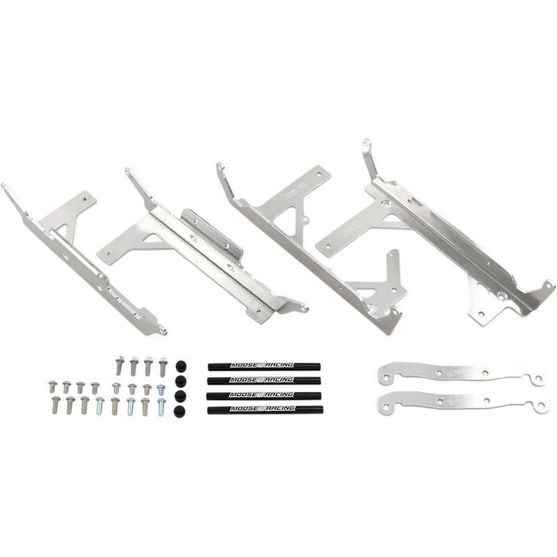 Moose Racing Radiator Braces - Silver - Gas Gas/Husqvarna/KTM 11-1019