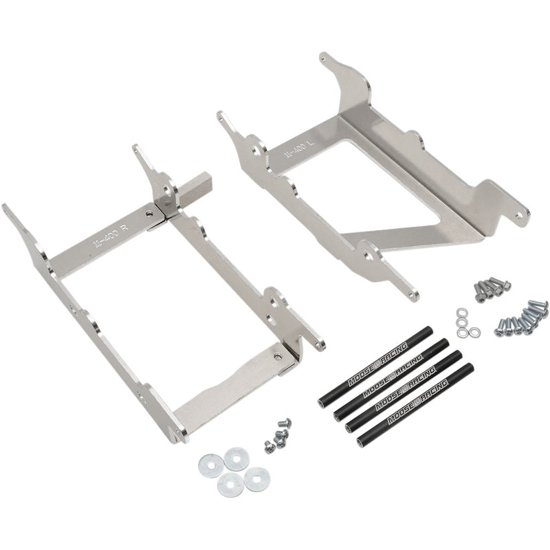 Moose Racing Radiator Braces - Silver - Beta 11-400