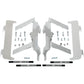 Moose Racing Radiator Braces - Silver - Yamaha 11-150