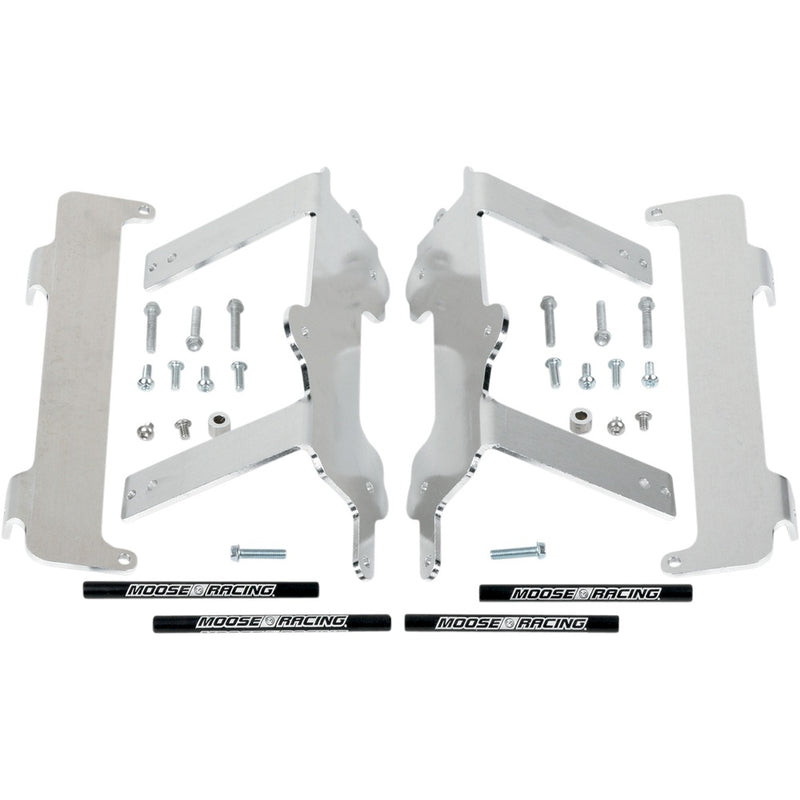 Moose Racing Radiator Braces - Silver - Yamaha 11-150