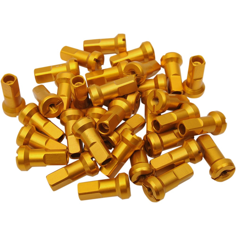 Moose Racing Spoke Nipples - MX1 - Gold - 8 Gauge - Set 24-890