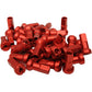 Moose Racing Spoke Nipples - MX1 - Red - 8 Gauge - Set 24-830