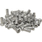 Moose Racing Spoke Nipples - MX1 - Silver - 8 Gauge - Set 24-800