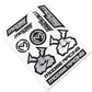 Moose Racing S2 Decal - Moose Racing - Black/Silver 4320-2205
