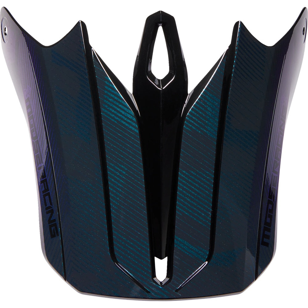 Moose Racing F.I. MIPS? Visor Kit - Agroid Camo - Iridescent Blue 0132-1576