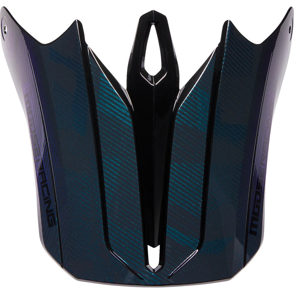 Moose Racing F.I. MIPS? Visor Kit - Agroid Camo - Iridescent Blue 0132-1576
