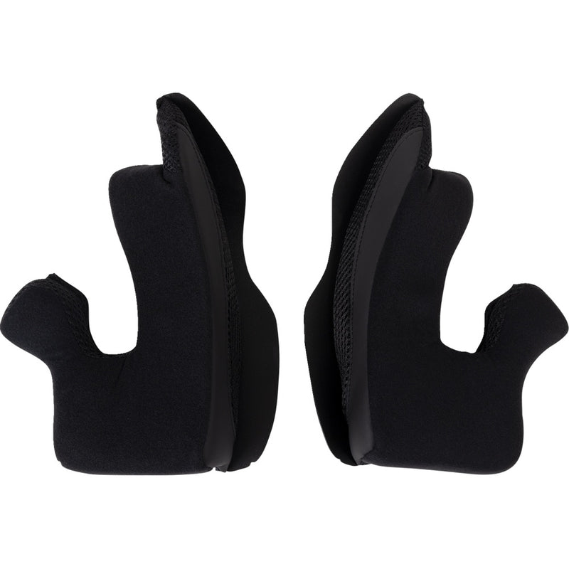 Moose Racing Air Intake Cheek Pads - Black - XL 0134-3199