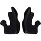 Moose Racing Air Intake Cheek Pads - Black - Medium 0134-3197