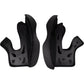 Moose Racing Air Intake Cheek Pads - Black - Small 0134-3196