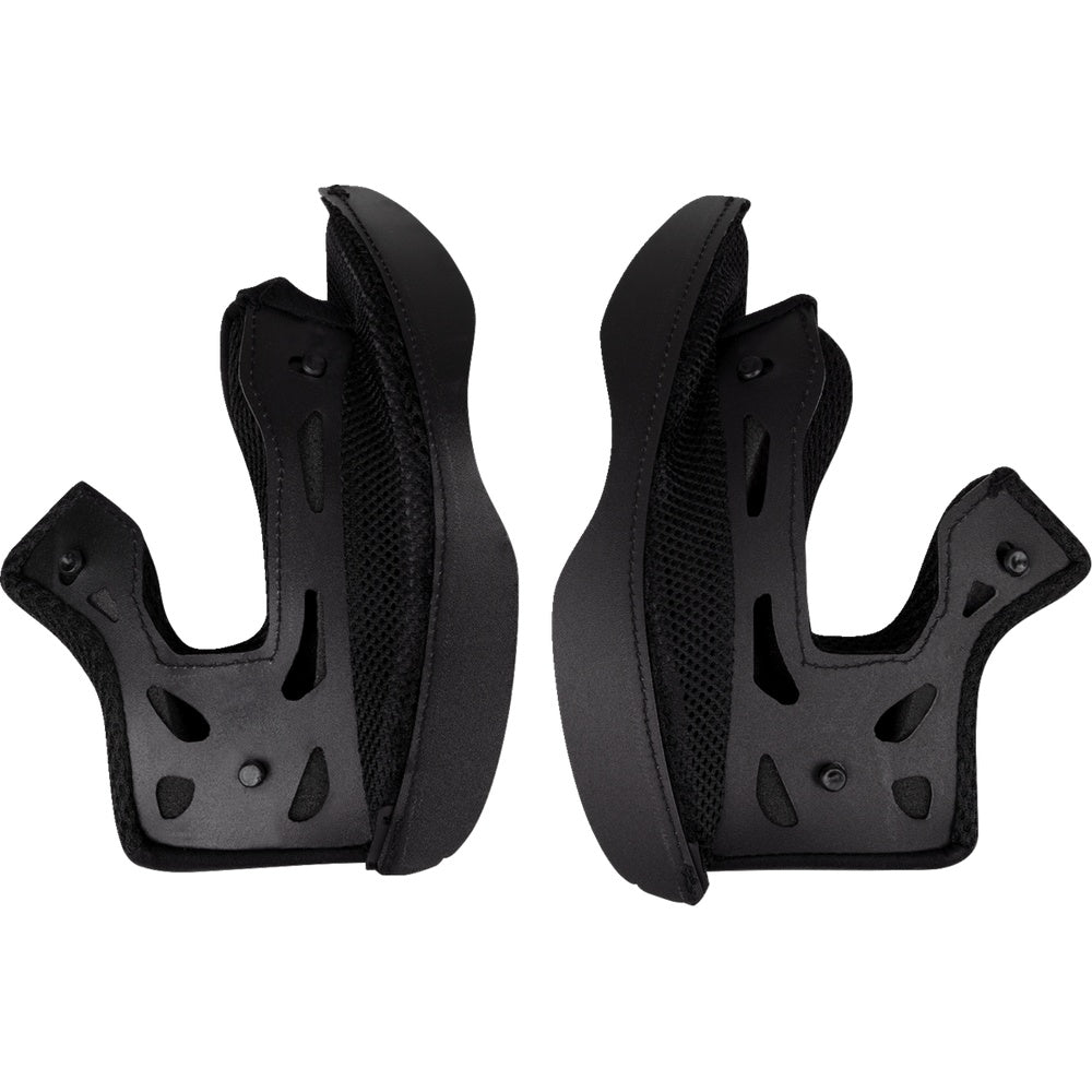 Moose Racing Air Intake Cheek Pads - Black - XS 0134-3195