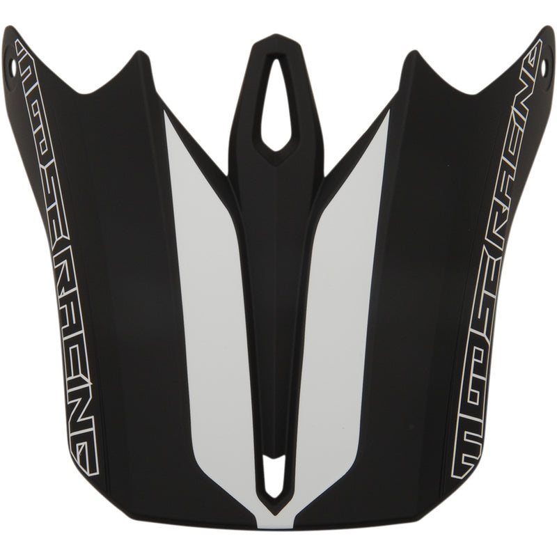 Moose Racing F.I. Session Visor Kit - Black/White 0132-1259