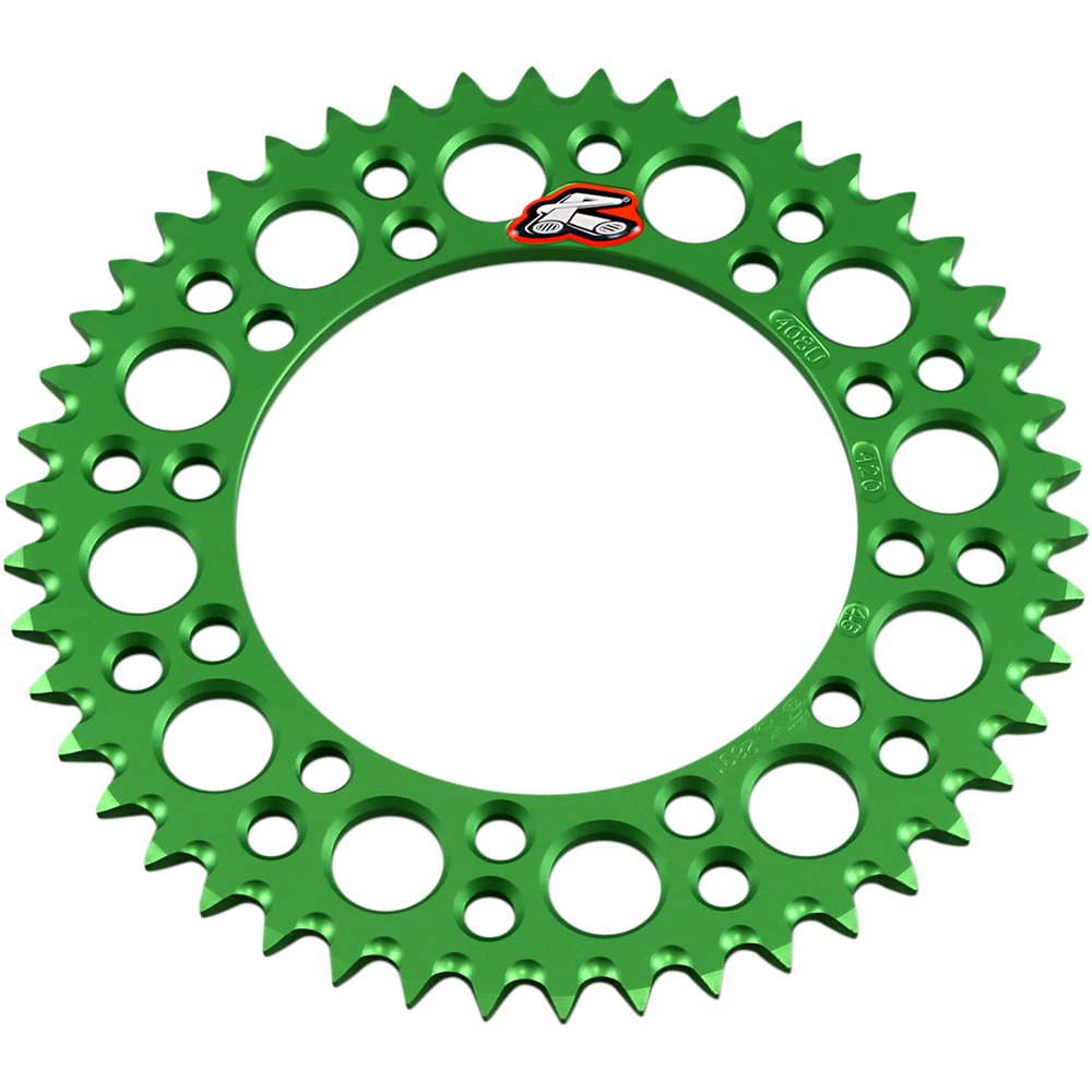 Renthal Sprocket - Kawasaki - Green - 46 Tooth 408U-420-46GEGN