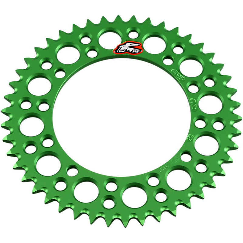 Renthal Sprocket - Kawasaki - Green - 46 Tooth 408U-420-46GEGN
