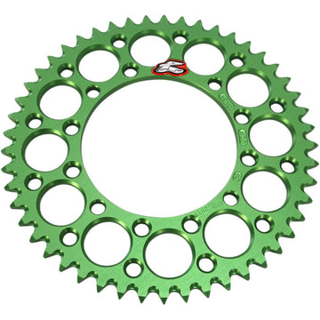 Renthal Sprocket - Kawasaki - Green - 49 Tooth 191U-420-49GEGN